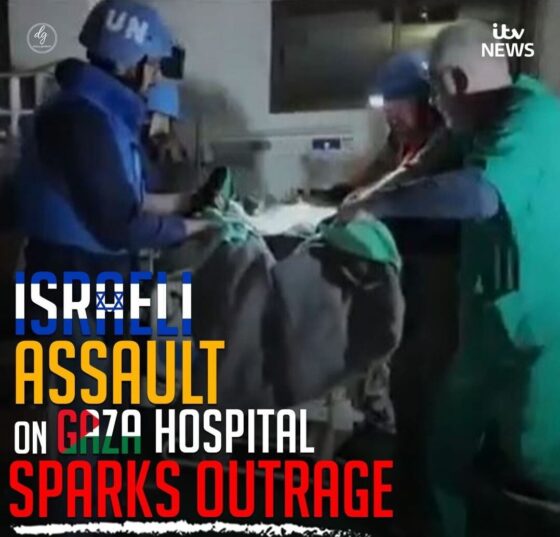 ISRAELI ASSAULT ON GAZA HOSPITAL SPARKS OUTRAGE