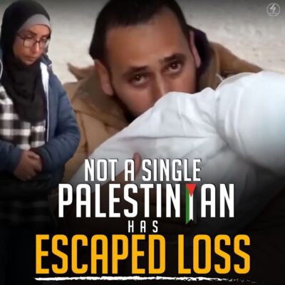 NOT A SINGLE PALESTINIAN HAS ESCAPED LOSS