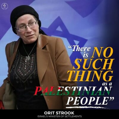 THERE IS NO SUCH THING as a PALESTINIAN PEOPLE