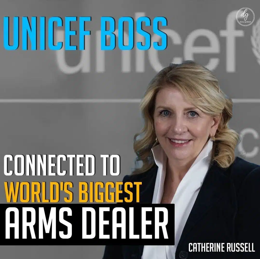 رئيسة-اليونيسف-على-علاقة-بأكبر-تاجر-أسلحة-في-العالم-e1705592178215