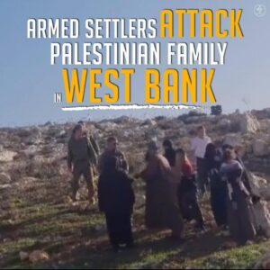 Armed settlers attack Palestinian family in West Bank