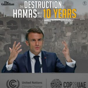 The Destruction of Hamas will take 10 years