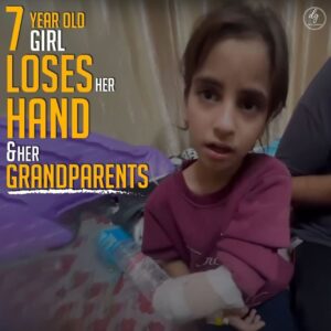 7-YEAR-OLD GIRL LOSES HER HAND AND HER GRANDPARENTS