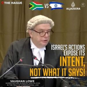 ISRAEL’S ACTIONS EXPOSE ITS INTENT, NOT WHAT IT SAYS!