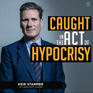 CAUGHT IN THE ACT OF HYPOCRISY