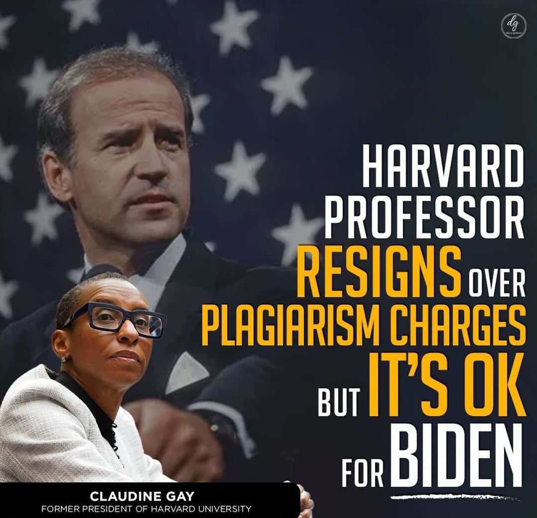 HARVARD-PROFFERS-RESIGNS-OVER-PLAGIARISM-CHARGES-BUT-ITS-OK-FOR-BIDEN-e1704441805355