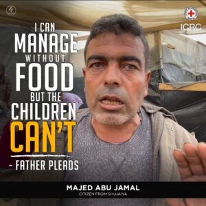 I CAN MANAGE WITHOUT FOOD BUT THE CHILDREN CAN’T 
-FATHER PLEADS