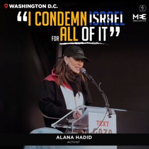 I CONDEMN ISRAEL FOR ALL OF IT