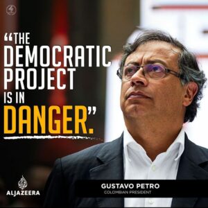 THE DEMOCRATIC PROJECT IS IN DANGER.