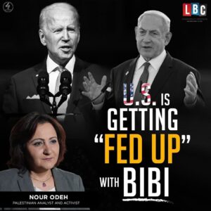 U.S. IS GETTING FED UP WITH BIBI