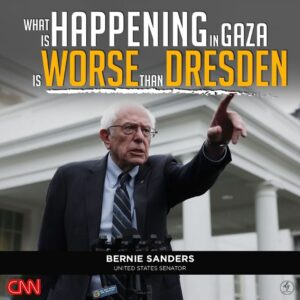 WHAT IS HAPPENING IN GAZA IS WORSE THAN DRESDEN
