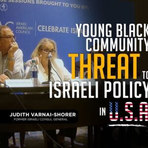 YOUNG BLACK COMMUNITY THREAT TO ISRAELI POLICE IN U.S.A