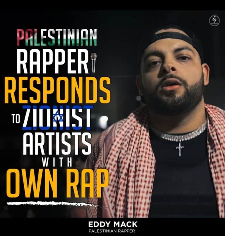 Palensine Rapper Israel - Hamas War Updates - PALESTINIAN RAPPER RESPONDS TO ZIONIST ...