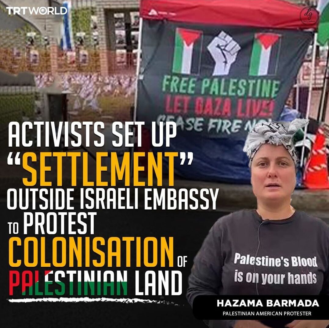 ACTIVISTS-SET-UP-SETTLEMENT-OUTSIDE-ISRAELI-EMBASSY-TO-PROTEST-COLONISATION-OF-PALESTINIAN-LAND-e1709885681802