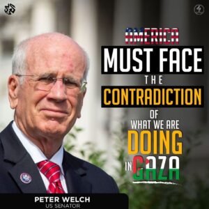 AMERICA MUST FACE THE CONTRADICTION OF WHAT WE ARE DOING IN GAZA