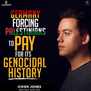GERMANY FORCING PALESTINIANS TO PAY FOR ITS GENOCIDAL HISTORY
