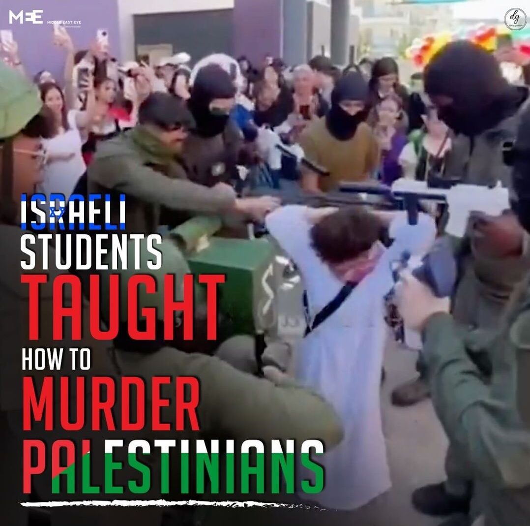 ISRAELI-STUDENTS-TAUGHT-HOW-TO-MURDER-PALESTINIANS-e1711739914457