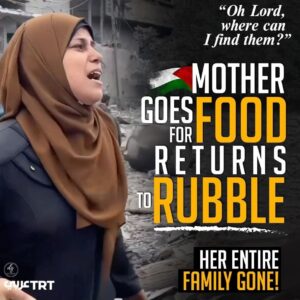 “Oh Lord, where can I find them?” MOTHER GOES FOR FOOD RETURNS TO RUBBLE HER ENTIRE FAMILY GONE!