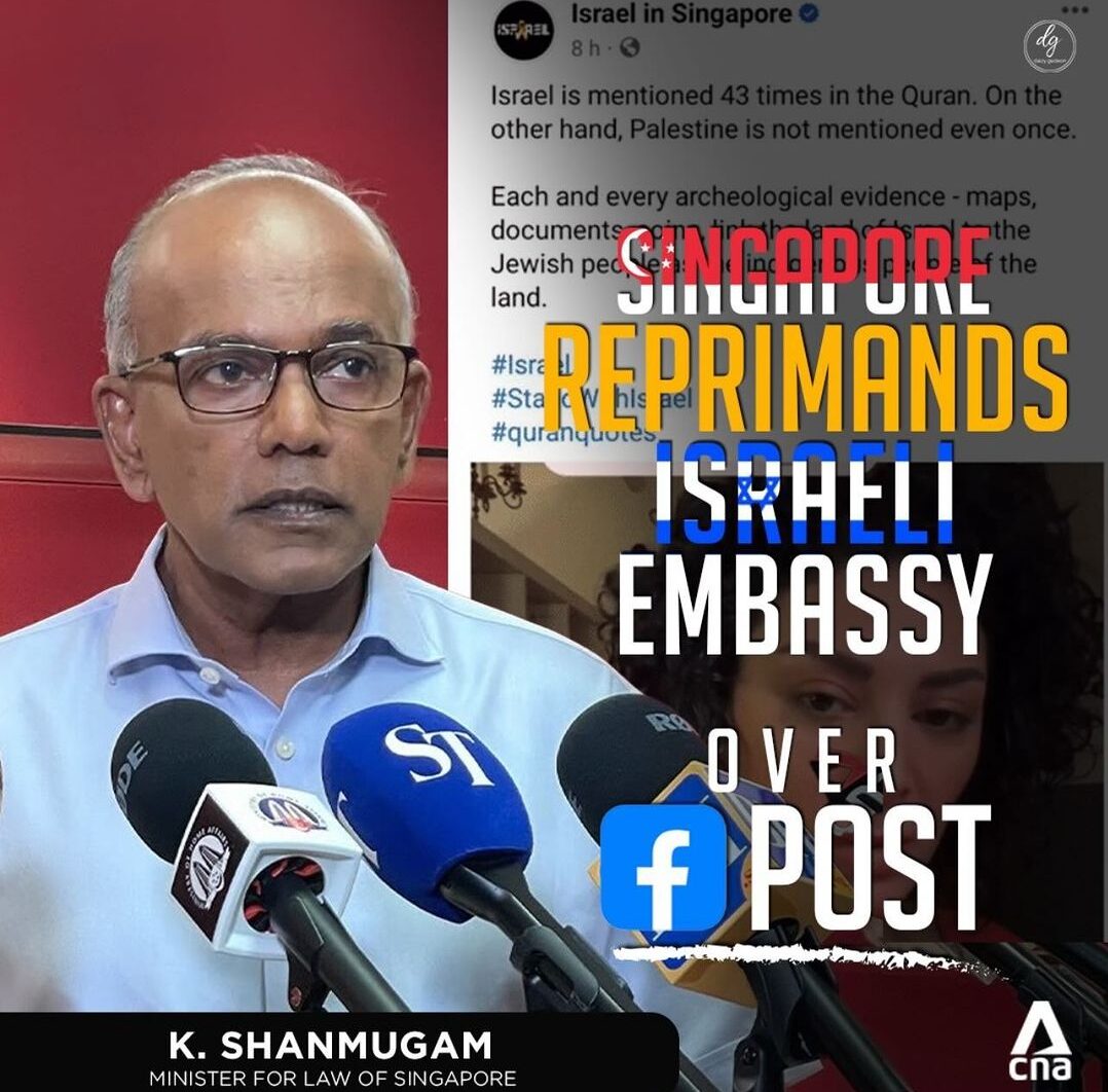 SINGAPORE-REPRIMANDS-ISRAEL-EMBASSY-OVER-POST-1-e1711613814393