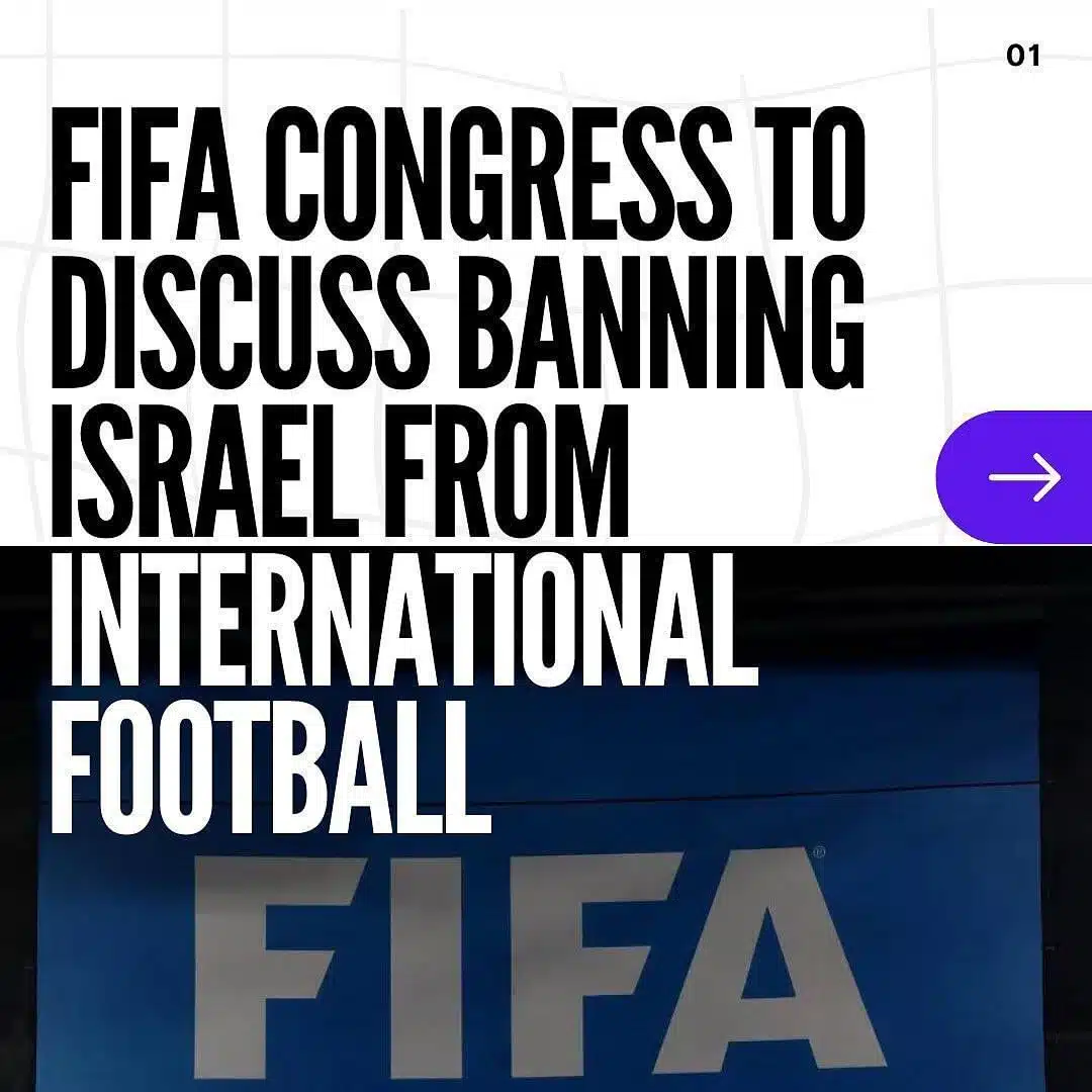 FIFA-CONGRESS-TO-DISCUSS-BANNING-ISRAEL-FROM