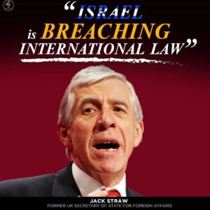 “ISRAEL
is BREACHING INTERNATIONAL LAW”