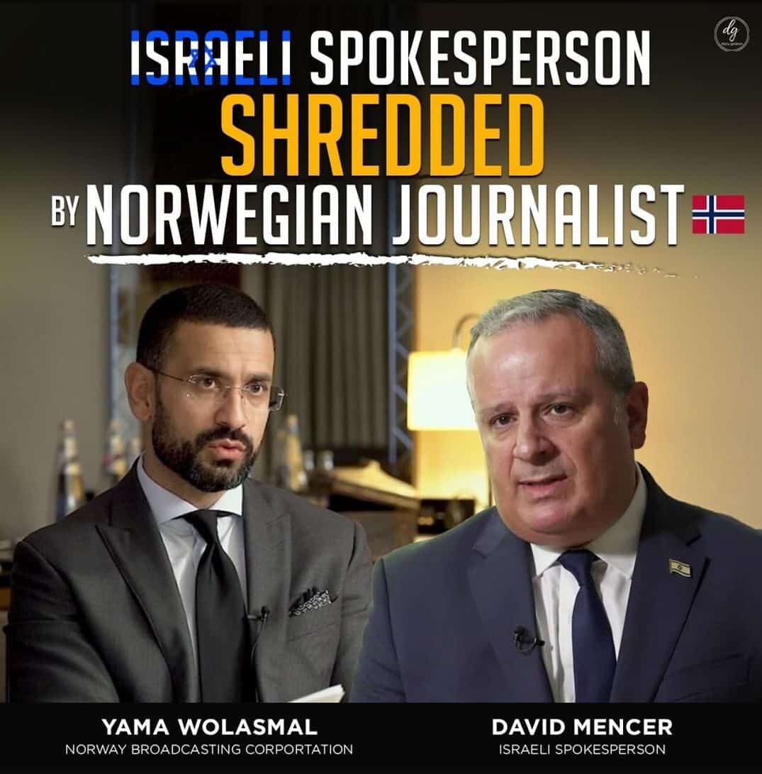 ISRAELI-SPOKESPERSON-SHREDDED-BY-NORWEGIAN-JOURNALIST-e1714568830607