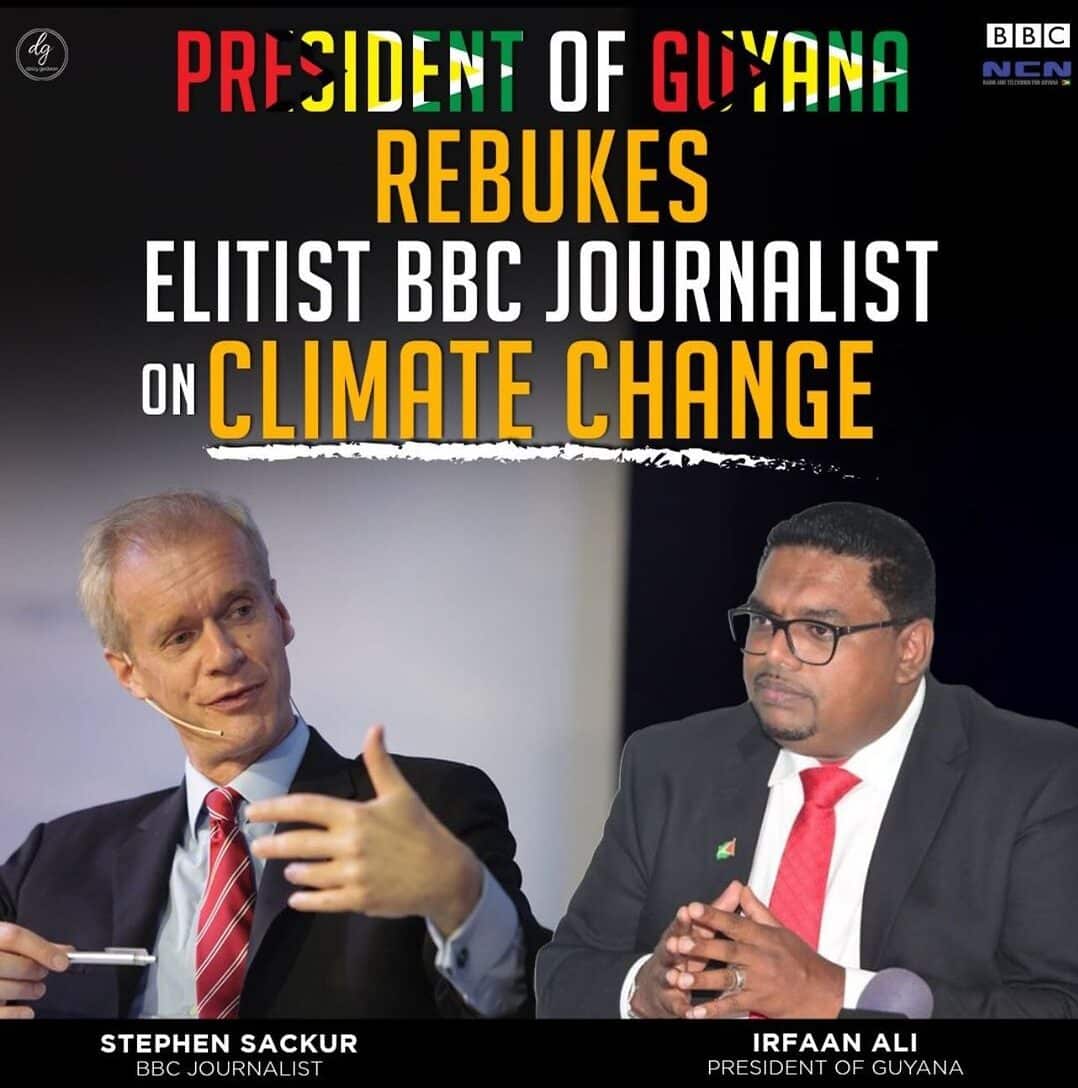 PRESIDENT-OF-GUYANA-REBUKES-ELITIST-BBC-JOURNALIST-ON-CLIMATE-CHANGE-e1712560008754