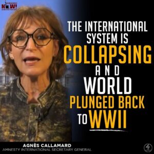 THE INTERNATIONAL SYSTEM IS COLLAPSING AND WORLD PLUNGED BACK TO WWII