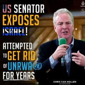 US SENATOR EXPOSES ISRAEL! ATTEMPTED TO GET RID OF UNRWA FOR YEARS