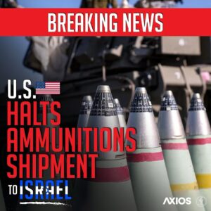 BREAKING NEWS
U.S. ADMITS ISRAEL IS VIOLATING
INTERNATIONAL HUMANITARIAN LAW