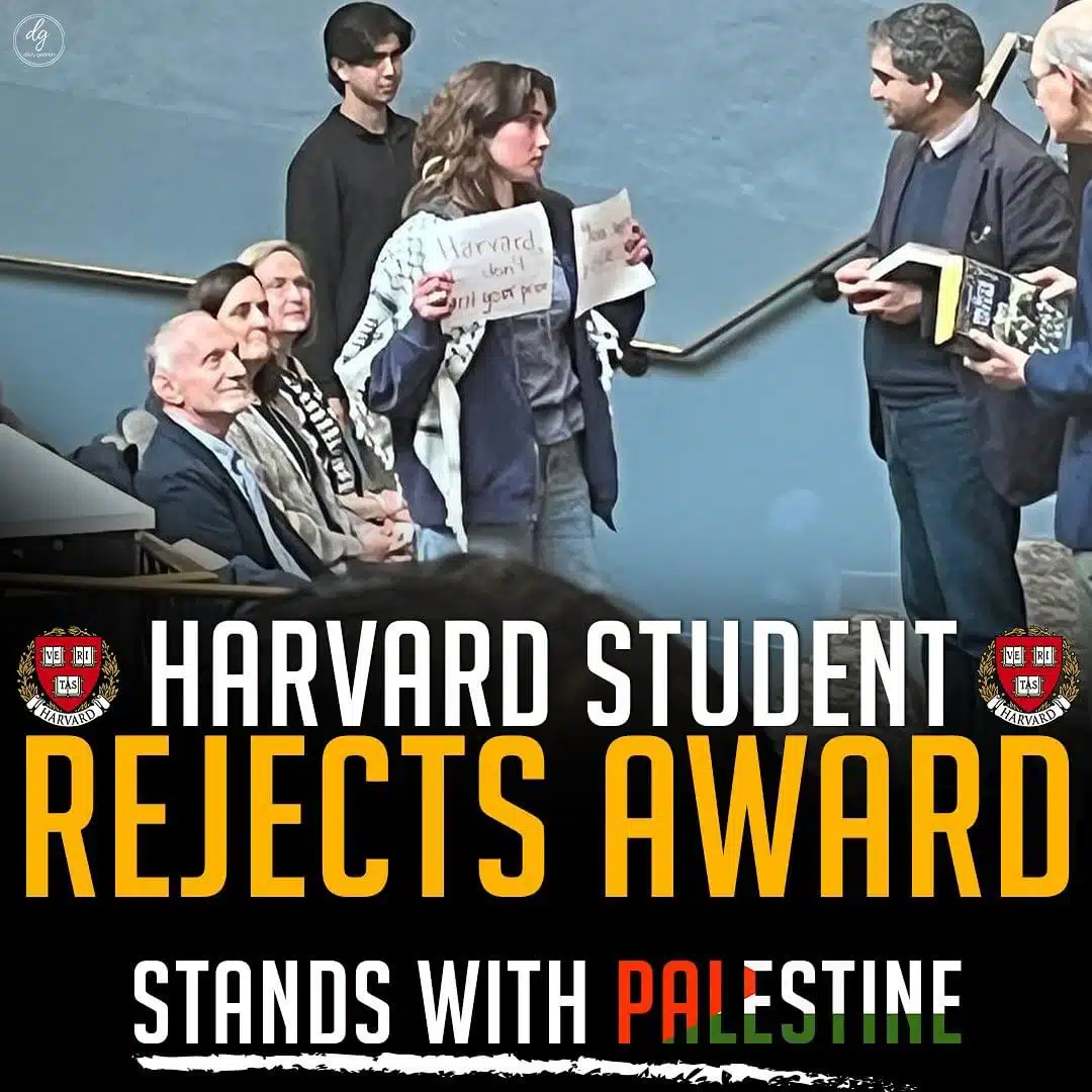 HARVARD-STUDENT-REJECTS-AWARD-STANDS-WITH-PALESTINE