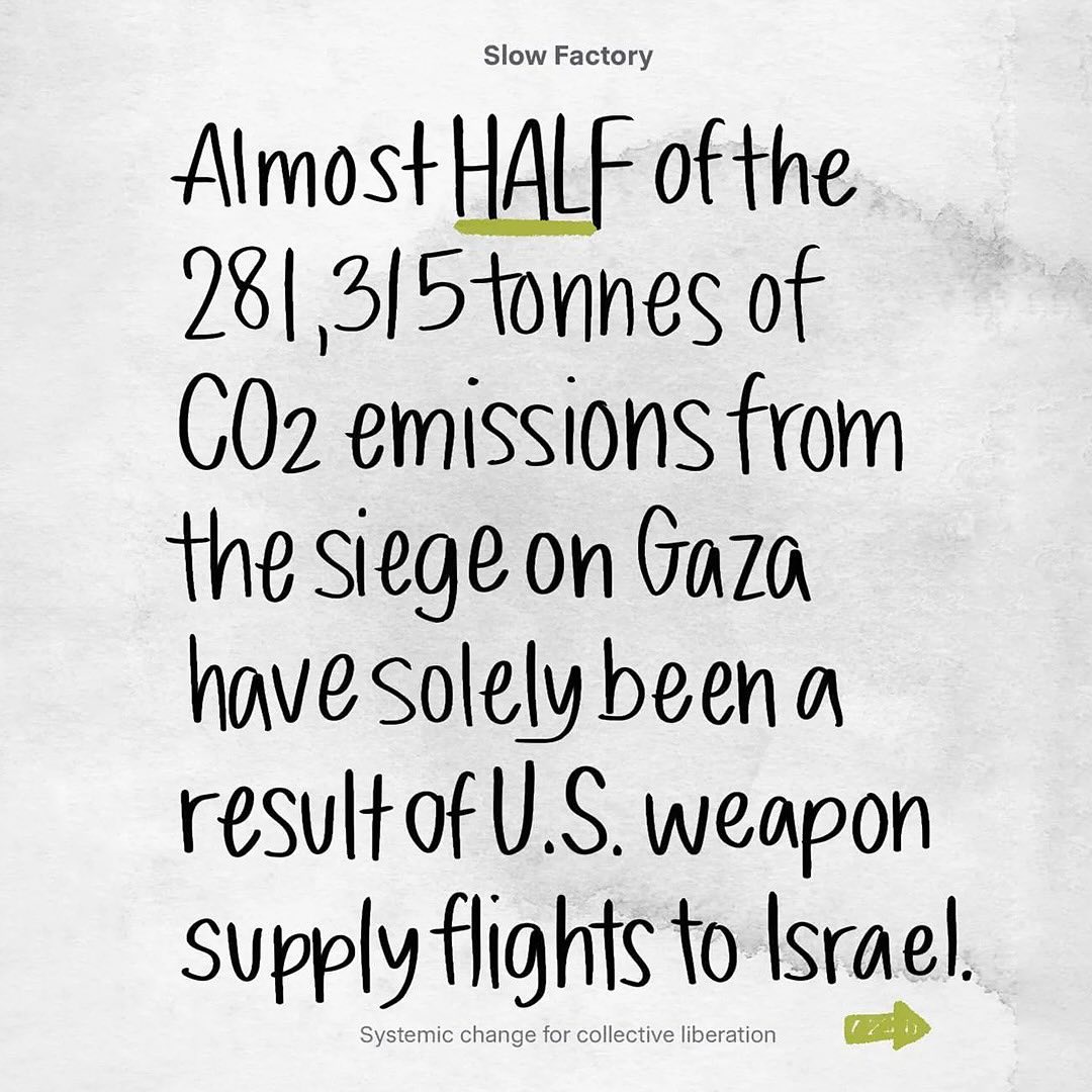 Slow-Factory-Almost-HALF-of-the-281315-tonnes-of-CO2-emissions-from-the-siege-on-Gaza-have-solely-been-a-result-of-U.S.-weapon-Supply-flights-to-Israel