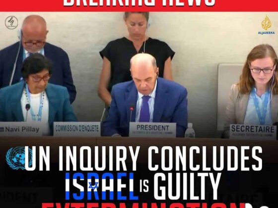 BREAKING NEWS UN INQUIRY CONCLUDES ISRAEL IS GUILTY OF EXTERMINATIONS