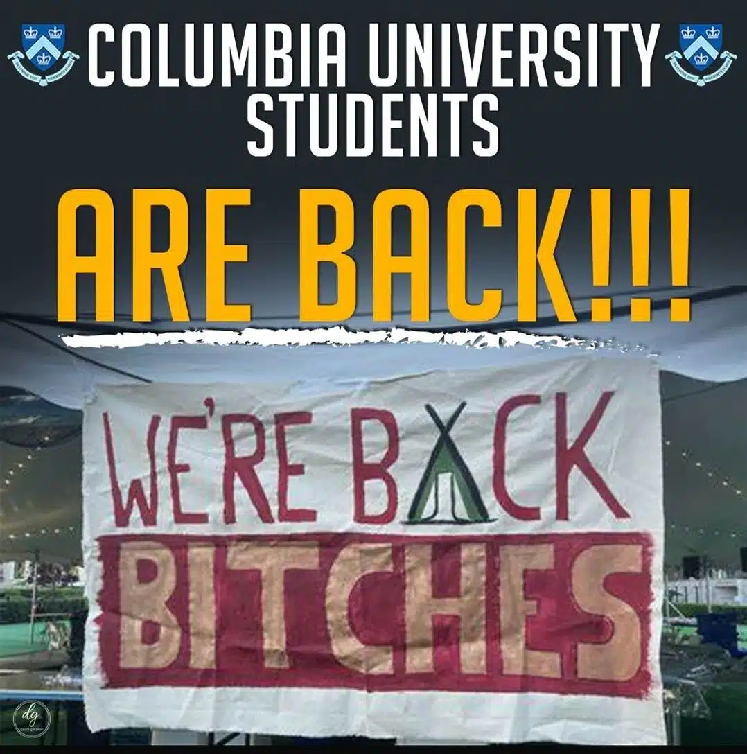 COLUMBIA UNIVERSITY STUDENTS ARE BACK!!! WE'RE BACK BITCHES
