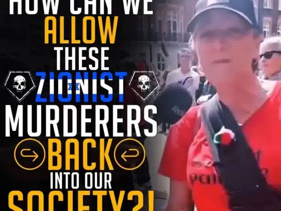 HOW CAN WE ALLOW THESE ZIONIST MURDERERS BACK
