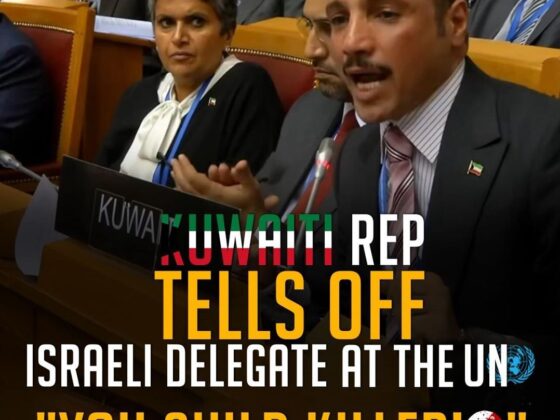 KUWAIT REP TELLS OFF ISRAELI DELEGATE AT THE UN "YOU CHILD KILLER!