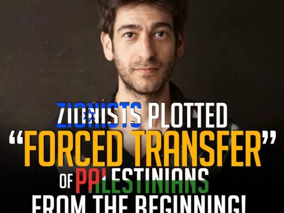 ZIONISTS PLOTTED "FORCED TRANSFER" OF PALESTINIANS FROM THE BEGINNING!