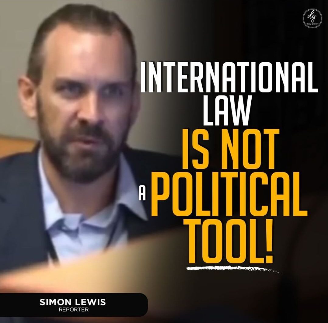 INTERNATIONAL LAW IS NOT A POLITICAL TOOL!