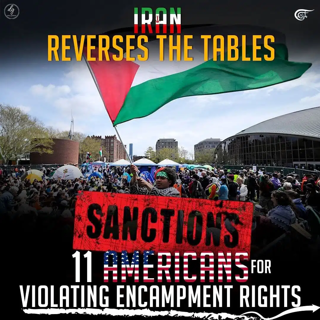 IRAN REVERSES THE TABLES