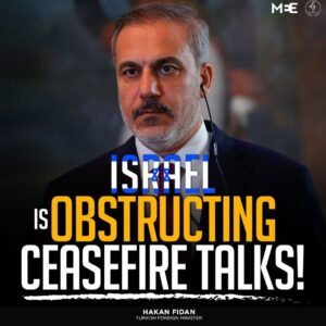 ISRAEL IS OBSTRUCTING CEASEFIRE TALKS!