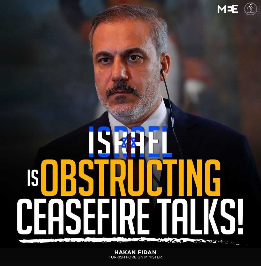 ISRAEL IS OBSTRUCTING CEASEFIRE TALKS!