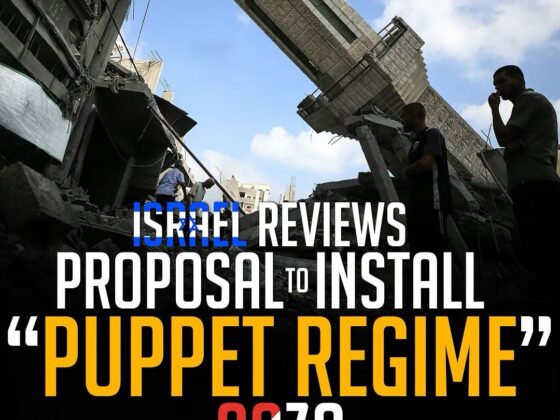 ISRAEL REVIEWS PROPOSAL TO INSTALL "PUPPET REGIME" IN GAZA