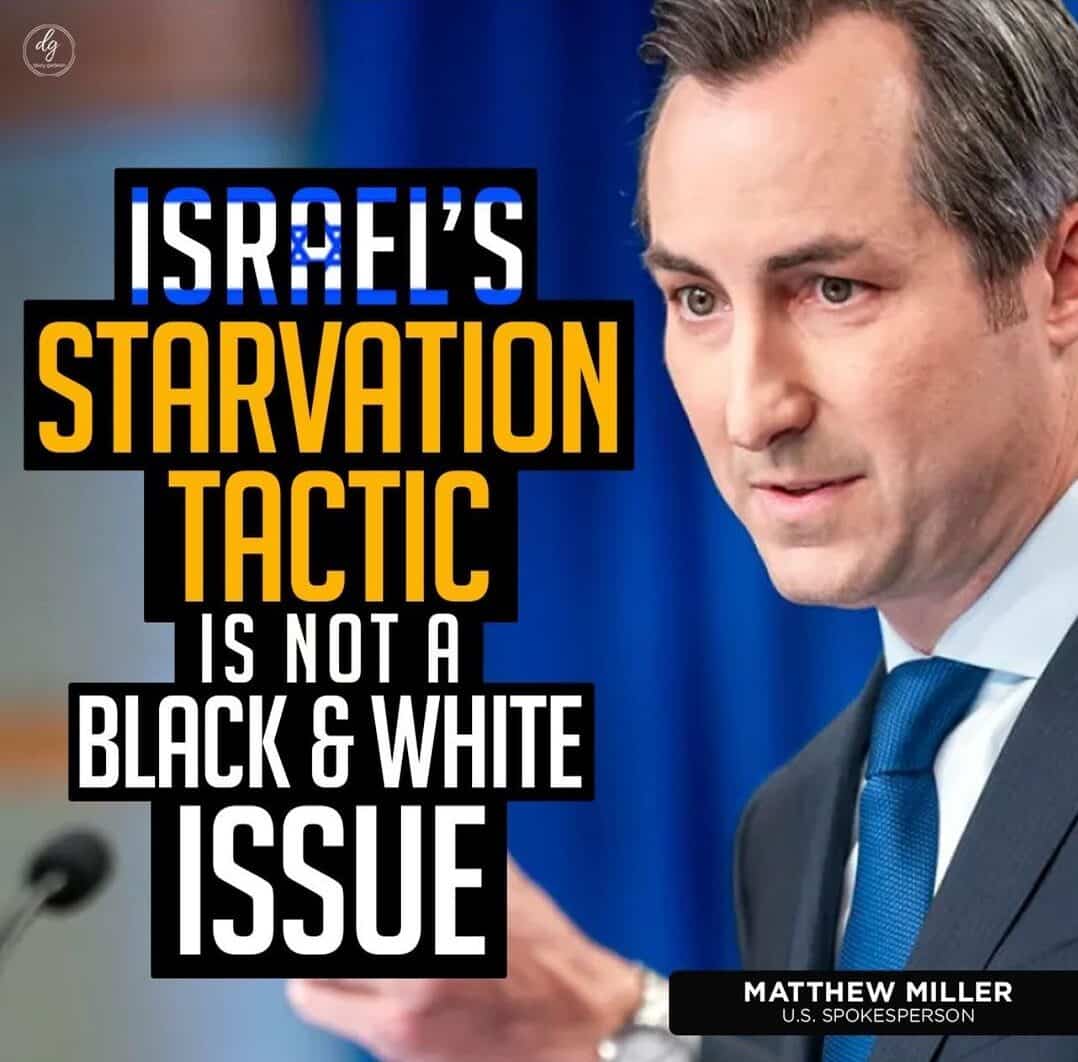 ISRAEL'S STARVATION TACTIC IS NOT A BLACK & WHITE ISSUE