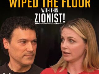 SHE WIPED THE FLOOR WITH THIS ZIONIST!