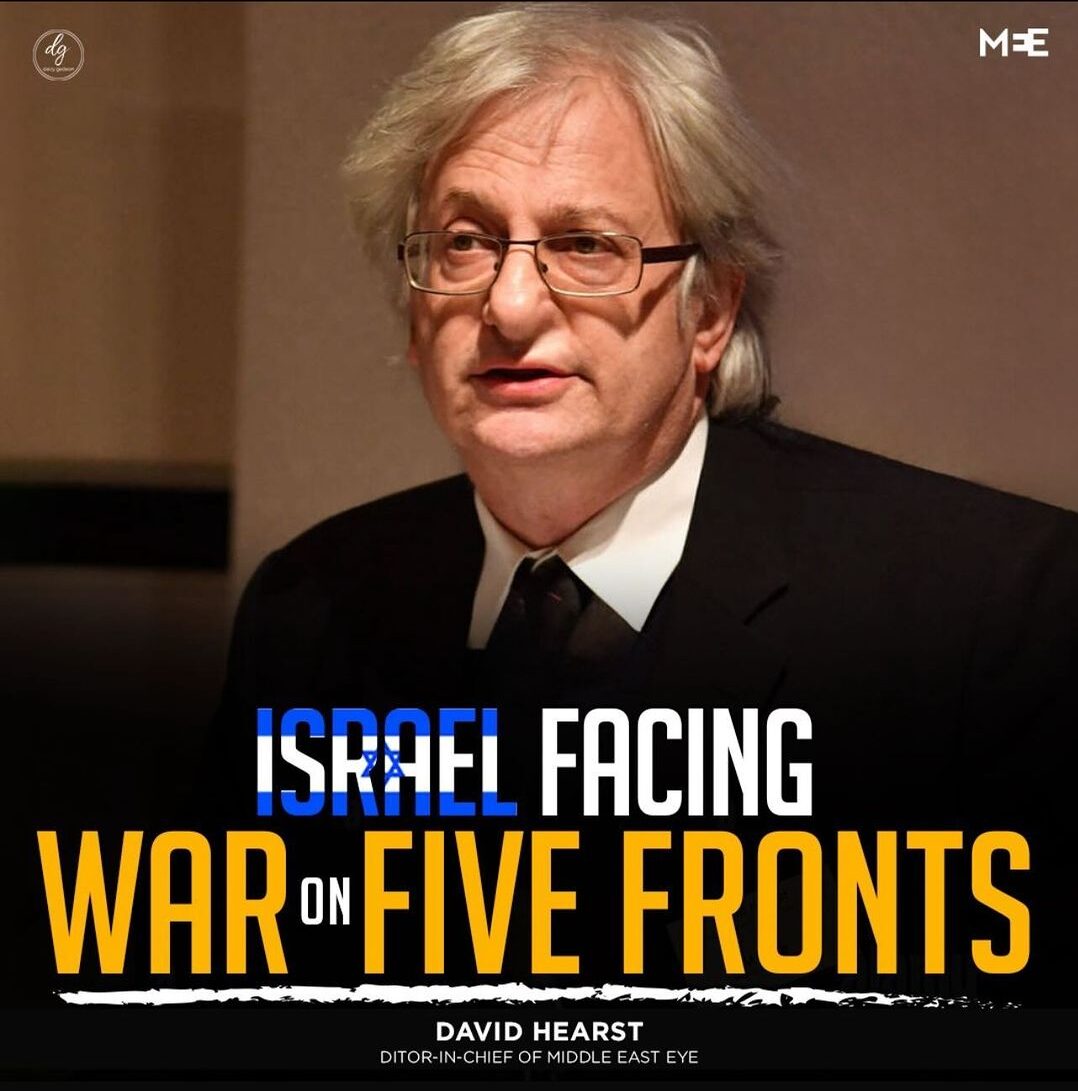 ISRAEL FACING WAR ON FIVE FRONTS