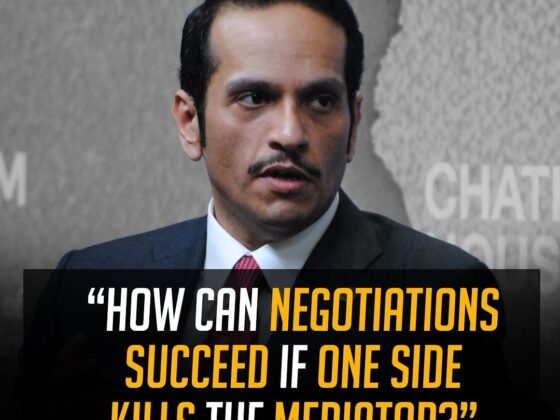 "HOW CAN NEGOTIATIONS SUCCEED IF ONE SIDE KILLS THE MEDIATOR?"