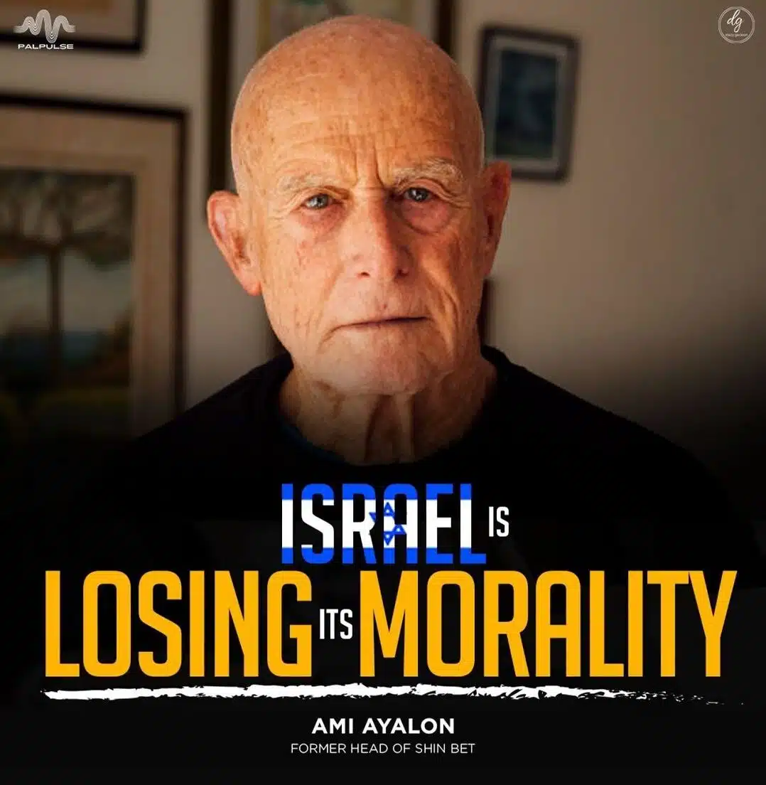 ISRAEL IS LOSING ITS MORALITY
