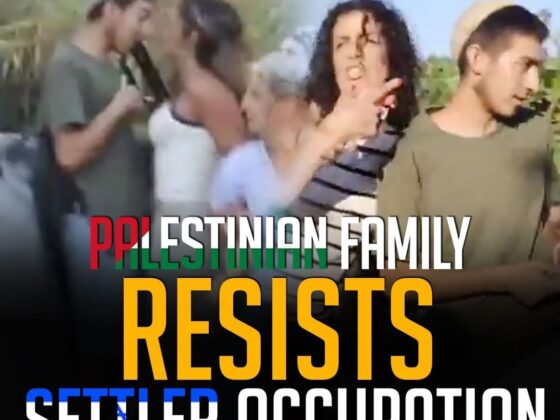 PALESTINIAN FAMILY RESISTS SETTLER OCCUPATION