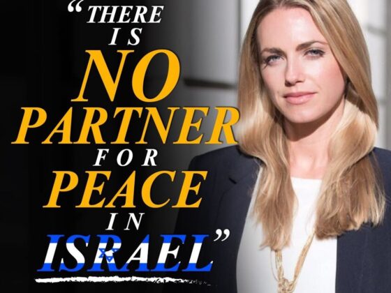 "THERE IS NO PARTNER FOR PEACE IN ISRAEL"