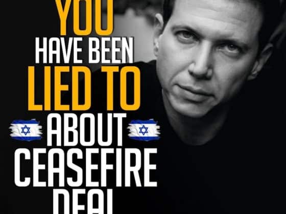 YOU HAVE BEEN LIED TO ABOUT CEASEFIRE DEAL